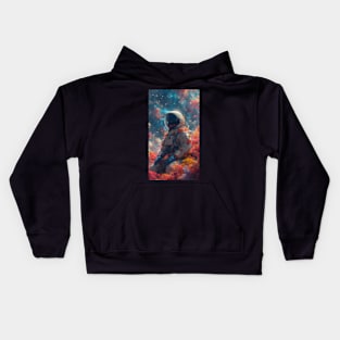 Astronaut sitting on an alien planet 10K resolution Kids Hoodie